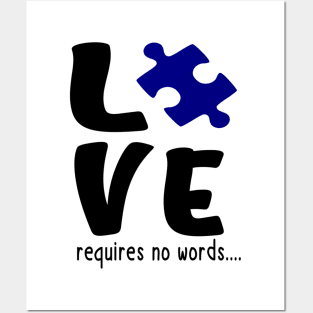 Love requires no words Posters and Art